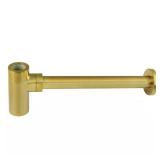 Trimscape 1-1/4 in. Brass Bottle Trap Brushed
