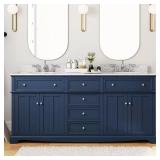 Fremont 72" Double Sink Vanity with Top