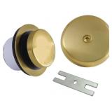 Kingston Toe-Tap Drain Kit, Brushed Brass