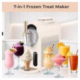Whynter Ice Cream Maker, Gold White