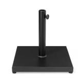55 lbs. Cement Patio Umbrella Base in Black
