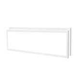 2-Pack 1x4ft LED Panel Light, 5700 lm, 3 CCTs