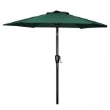 7.5 ft Steel Tilt Patio Umbrella - Green