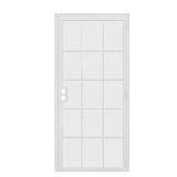 36x80 Universal White Security Door w/ Screen