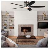 Grenada 52 in. Brushed Nickel Fan with LED