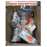 Box Lot Assorted Home Improvement Items