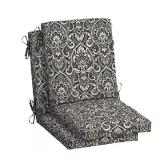 20 in. x 20 in. Black Aurora Chair Cushion