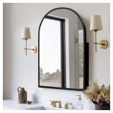Lirago Arched Cabinet Black (29.5x39.4)