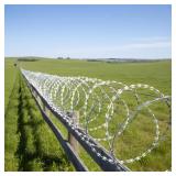 50 ft Barbed Wire Fence, 1 Roll Galvanized