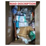 Box Lot Assorted Home Improvement Items