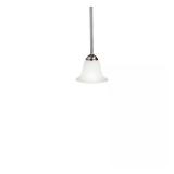 Dover 1-Light Brushed Nickel Pendant light