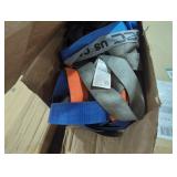 Box Lot Assorted Ratchet Straps