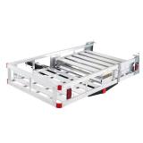 Hitch Mount Cargo Carrier, Aluminum Rack