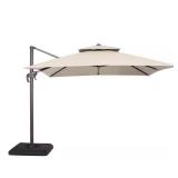 Hostin 10 ft Cantilever Patio Umbrella Beige