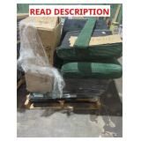 Parts to Green Sectional