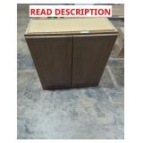 30" x 13" x 30" Brown Wall Cabinet