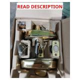 Gold Deadbolt and Doorknob Set