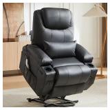 38 in. W Black Power Lift Recliner