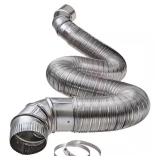 Unbranded 8 ft Airtight Dryer Vent Kit 4" duct
