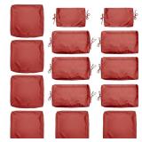 14-Piece Outdoor Cushion Covers Terra Red