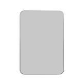 Trinity 22x32 Framed Mirror   Brushed Nickel