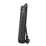 8 ft. 6-Outlet Surge Protector, 45  Plug