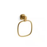 Numista Towel Ring in Brushed Moderne Brass