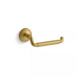 Paces Wall Mounted Toilet Paper Holder - Brass