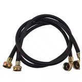 4 ft Rubber Washing Machine Connector w/ 90