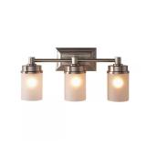 Cade 3-Light Brushed Nickel Vanity Light