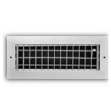 12x4 in. Aluminum Adjustable Register White