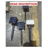 (4) Solar Stake Lights