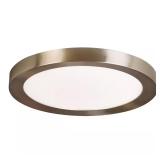Calloway 19-in. Brushed Nickel LED Flush Mount