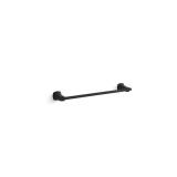 Rubicon 18 in Wall Towel Bar Matte Black