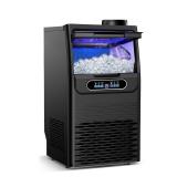 19 in. Ice Maker + 22 lb Bin