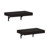 Tanna 1.65 in. Tall Bookcase (Set of 2)