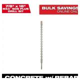 7/8 in. x 18 in. 4-Cutter Drill Bit