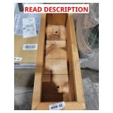 Wooden planter box 28"x9"x9.5"