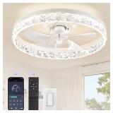 20 in. Smart Indoor LED Ceiling Fan