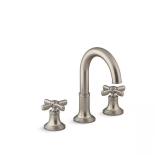 Paces 8 in. Widespread Faucet, Brushed Ni