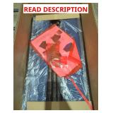 Patio Ottoman w/ Navy Blue Cushions