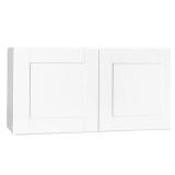 Shaker White Wall Bridge Cabinet 36x18x12