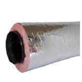 4 in. x 25 ft. Insulated Duct R6 Silver Jacket