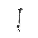 Sundae Tub & Shower Faucet, Matte Black