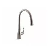 Simplice Kitchen Faucet, Stainless