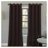 Oslo Theater Dark Chocolate Curtain, 52x84