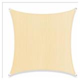 12 ft x 12 ft Beige Sun Shade Sail