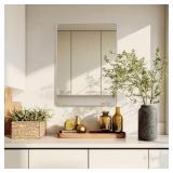 22 in. W x 30.1 in. H Aluminum Wall Mirror