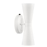 Albert 12.75 in. White Damp-Rated Lamp