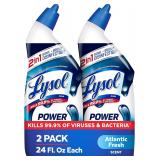Lysol Toilet Bowl Cleaner Clinging Gel, 2 Pack